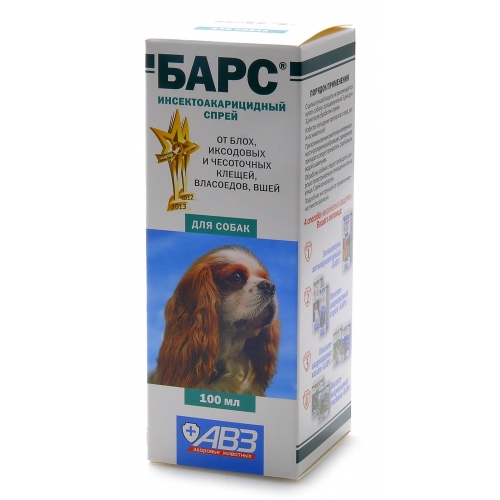 Купить Агроветзащита Барс спрей инсектоакарицидный для Собак 0,2л в интернет-магазине Ravta – самая низкая цена