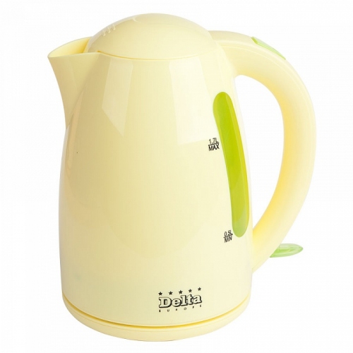 Купить Чайник DELTA  DL-1302 зелено-жёлтый в интернет-магазине Ravta – самая низкая цена