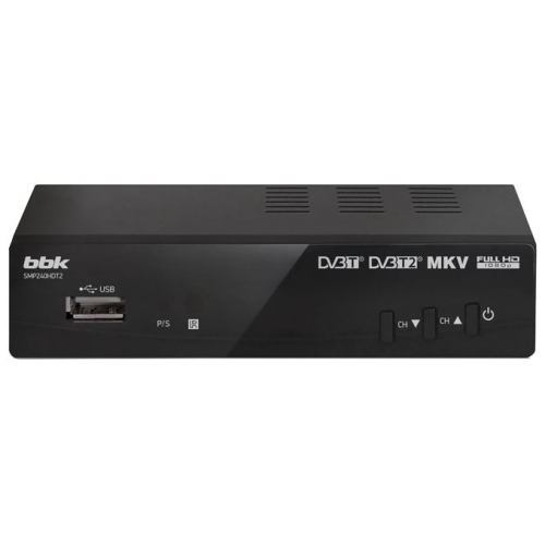 Купить Ресивер DVB-T2 BBK SMP-240HDT2 т.серый в интернет-магазине Ravta – самая низкая цена