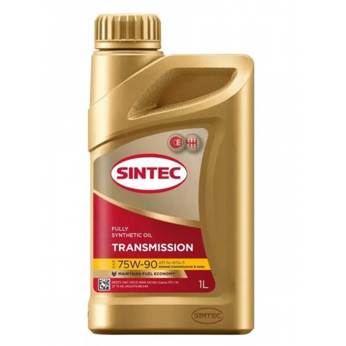 Купить Масло трансмиссионное SINTEC Transmission 75W-90 GL-4/GL-5 синтетическое 1л в интернет-магазине Ravta – самая низкая цена