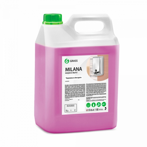 Купить GRASS Жидкое мыло "Milana" черника в йогурте  5 кг "4" арт.126305 в интернет-магазине Ravta – самая низкая цена