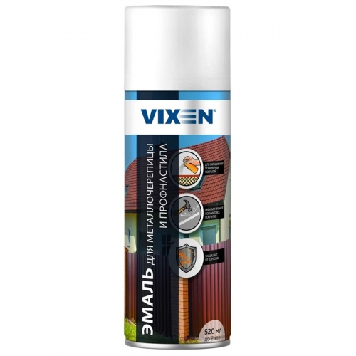 Купить Эмаль для металлочерепицы и профнастила VIXEN VX-48017 шоколадно-кори в интернет-магазине Ravta – самая низкая цена