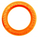 Игрушка д/собак Doglike Кольцо восьмигранное из всепенной резины,   крохотное, оранж.