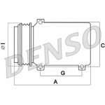 (dcp02030) DENSO Компрессор кондиционера
