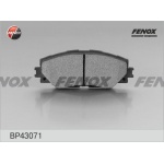 Тормозные колодки FENOX передние дисковые комплект Toyota Auris 07-, Corolla 02> [bp43071]