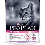 ProPlan Cat Delicate 0,4кг. индейка 1/8/48  корм chicopee