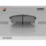 bp43020 FENOX Комплект тормозных колодок, дисковый тормоз