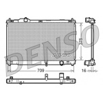 DRM51001 Denso Радиатор, охлаждение двигателя