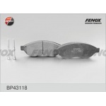 (bp43118) Колодки тормозные дисковые передние FENOX Fiat Ducato 06-, Citroen Jumper 06-, Peugeot Box