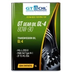 Масло трансмиссионное GT OIL GT GEAR OIL GL-4 80W90 полусинтетическое 4 л 8809059407769 