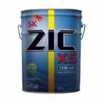 Масло моторное ZIC X5 Diesel 10W-40 20л  полусинтетическое