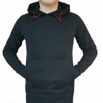 Куртка с капюшоном без молнии W8311-010 Black (XL) Terramar