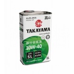 Масло TAKAYAMA SAE 10W40, API SL, ACEA A3/B4 (1л)  моторное 10w-40