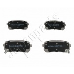 PP-K07AF Japanparts Комплект тормозных колодок, дисковый тормоз