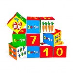 Кубики МЯКИШИ 177 Умная математика  игрушки для купания малыша