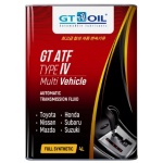 Масло трансмиссионное GT OIL GT ATF Type IV Multi Vehicle синтетическое 4 л 8809059407912  (синтетика)