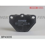 bp43035 FENOX Комплект тормозных колодок, дисковый тормоз