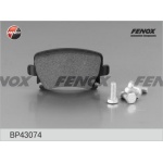 BP43074 FENOX Комплект тормозных колодок, дисковый тормоз