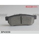 BP43039 FENOX Комплект тормозных колодок, дисковый тормоз