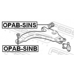 (opab-sins) Сайленблок передний переднего рычага FEBEST (Opel Sintra 1997-1999)
