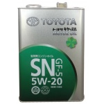 Моторное масло TOYOTA Motor Oil GF-5 SN SAE 5W-20 (4л)