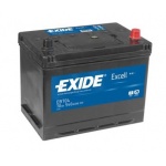 Аккумулятор автомобильный EXIDE Excell EB704 12V 70Ah 540A R+  обратной полярности