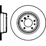 Тормозной диск Textar задний BMW 7 (E38)  [92058400]