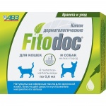 FITODOC капли дерматологические для  мелких пород собак и кошек