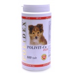 Виттамины Polidex для собак для роста костной ткани и фосфорно-кальциевого обмена Polivit-Ca plus, 5