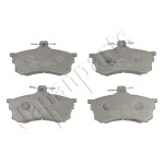 PA-592AF Japanparts Комплект тормозных колодок, дисковый тормоз