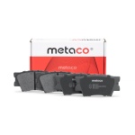 3010-013 METACO Колодки тормозные задние дисковые к-кт