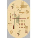 Ковер Karat Lotos 521 (арт.015) 2000*3000мм овал  овальные