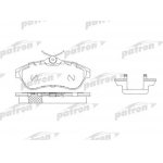 pbp1543 PATRON Комплект тормозных колодок, дисковый тормоз pbp1543 PATRON Комплект тормозных колодок, дисковый тормоз