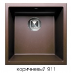 Кварцевая мойка для кухни Толеро R-128 (коричневый, цвет №817)  прямоугольные