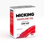 Масло моторное Micking Gasoline Oil MG1 5W-40 SP synth. 4л.  синтетическое (синтетика)