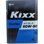 Kixx Geartec GL-5 80W-90 /4л мет.  трансмиссионное масло