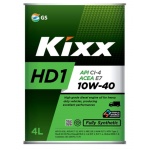 Kixx HD1 CI-4 10W-40 (D1) /4л мет.  моторное масло
