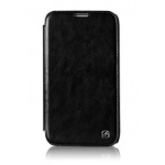 Чехол HOCO Crystal folder leather case для Samsung Galaxy Note 2 (черный) (УЦЕНКА)