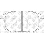 PN1481 NiBK Комплект тормозных колодок, дисковый тормоз