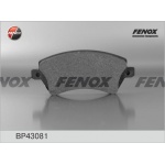 BP43081 FENOX Комплект тормозных колодок, дисковый тормоз