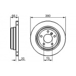 (0986479263) Bosch Диск торм передн BMW E90/E91/E92/E84/E87