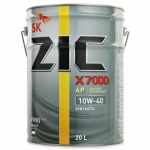 Масло моторное ZIC X7000 AP 10W-40 20л  синтетическое (синтетика)