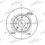 pbd1625 PATRON Тормозной диск