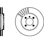 Тормозной диск Textar передний BMW 3 (E30) 316i, 318is, 320i, 324 [92026503]