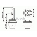 (1987302904) Bosch Лампа d 2 s