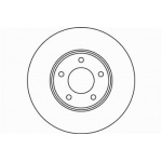 Тормозной диск Textar передний Nissan X-Trail/Cefiro/Maxima [92109403]