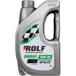 Масло моторное ROLF Energy SAE 10W-40 API SL/CF (полусинтетическое) 4л пластик