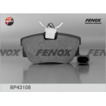 BP43108 FENOX Комплект тормозных колодок, дисковый тормоз