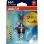 Лампа OSRAM 64193ULT-01B H4 12V 60/55W P43t (UltraLife) (блистер 1 шт.)  h4