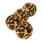 Игрушка TRIXIE мячики "Леопард" д.3,5 см, набор 4 шт.